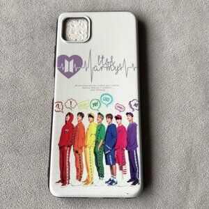 BTS Samsung Galaxy A22 ~ Silicone Phone Case ~ Rainbow Group BTS Army ~Brand New